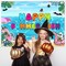 Happy Summerween Backdrop Banner - Summerween Party Decorations, Halloween in Summer Decor, Summer Halloween Party Decorations 7x5ft